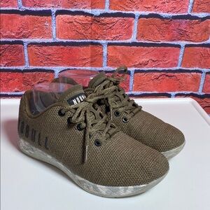 NOBULL SuperFabric‎ Trainer Men's Size 6 Women's Size 7.5 Army Green Sneakers